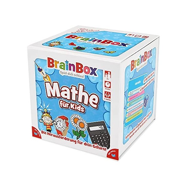 Brain Box Jeu éducatif pour Enfants à partir de 8 Ans - Blanc