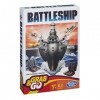 Hasbro Gaming B0995102 Battleship Grab and Go – Jeu portable à 2 joueurs – Jeu de voyage amusant pour enfants de 7 ans et plu