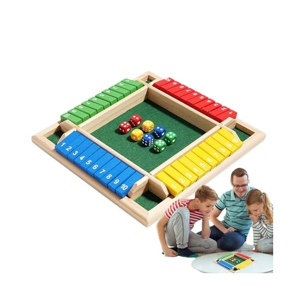 TOCTUS Jeu de boîte fermée | Fermez la boîte en Bois,Jeux de Table pour Adultes, Famille, Salle de Classe, Maison, fête ou pu