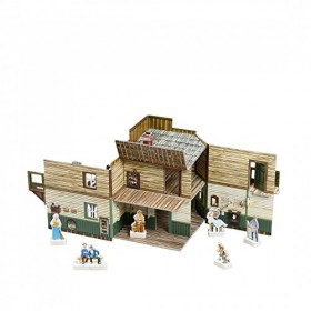 UMBUM Puzzle 3D innovant Wild West en Carton 3D pour Adultes et Enfants