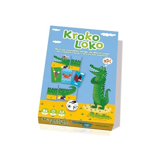 CreativaMente - Kroko Loko - Jeu en Boîte