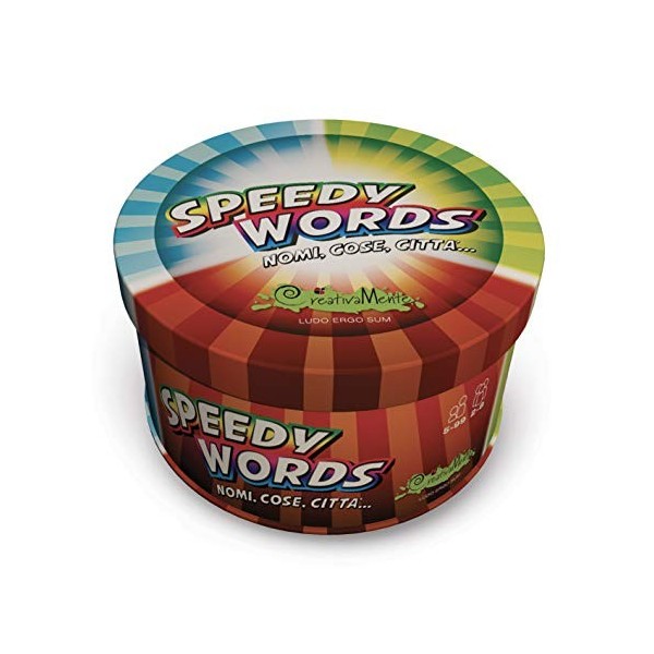 CreativaMente - Speedy Words-Jeu en boîte, SW-CM