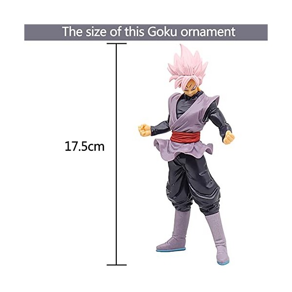 FYDZBSL Goku Figurines, Anime Modèle Super Saiyan Figurine Décoration Modèle PVC Action Figure pour Ornements Collectibles Jo
