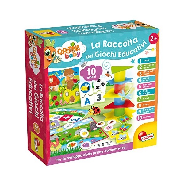 Lisciani Giochi- Carte Baby Reculte Jeux éducatifs, Coleur, 95117