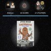 Paladone Chewbacca Challenge Jeu questionnaire – Produit sous Licence Officielle Star Wars, Trivia Game, doré