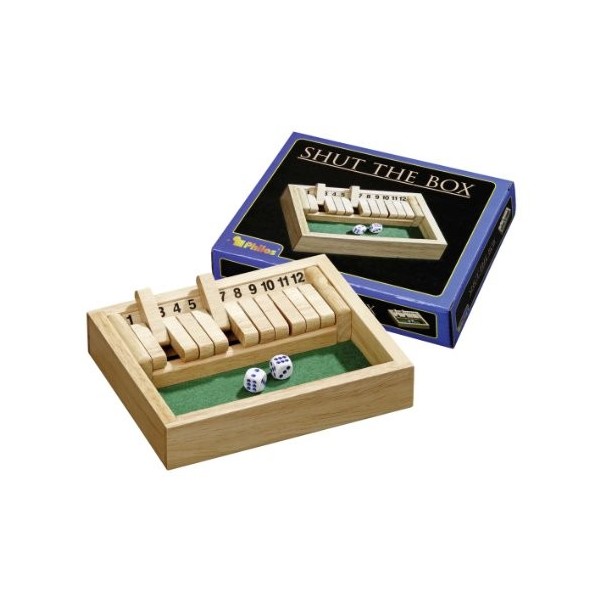 Philos - 3184 - Ferme La Boîte - Shut The Box - 12 Pièces - Taille Petit