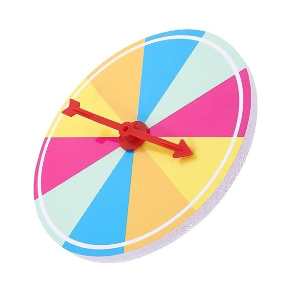 Gadpiparty Plateau Tournant Fournitures De Fête Roue Jeu Prop Prix en Plastique Roue Roue De Jeu Roue De Tombola Roue du Comm