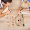 Cipliko Plateau dés Baseball,mathématiques sur Table en Bois avec dés | société interactif Parent-Enfant, Jeux société éducat