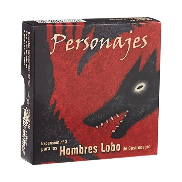 Asmodee - Werewolves of Millers Creux Loups-Garous de Castronegro: Personnages - Espagnol, Expansion 3. 1 