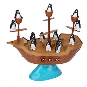 Modèle De Bateau Pirate Pingouin Jeu Déquilibrage De Bateau Pirate Jeu De Société Déquilibrage Pingouin Jeu éducatif Parent
