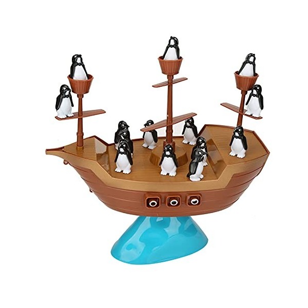 Modèle De Bateau Pirate Pingouin Jeu Déquilibrage De Bateau Pirate Jeu De Société Déquilibrage Pingouin Jeu éducatif Parent