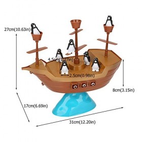 Modèle De Bateau Pirate Pingouin Jeu Déquilibrage De Bateau Pirate Jeu De Société Déquilibrage Pingouin Jeu éducatif Parent