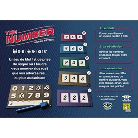 Repos Production - Asmodee - The Number - Jeu de société - Jeu de stratégie - A partir de 8 Ans - 3 à 5 Joueurs - 15 Min