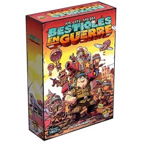 Lucky Duck Games AIR, Land & Sea Bestioles en Guerre - Jeu de société - Version française