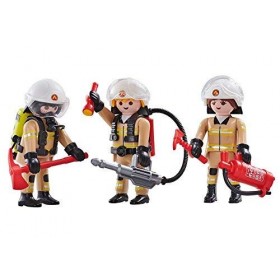 Playmobil - 6584-3 Pompiers Equipe A - Emballage Plastique, Pas de boîte