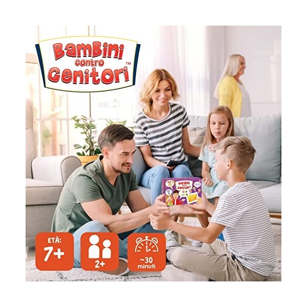 Qui son? Enfants contre les parents, jeu de voyage, jeux de cartes, interaction jeux pour enfants 6+