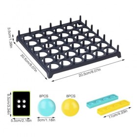 Gobesty Bounce Off Party Game, Bouncing Ball Jeu de table, Jeu de fête rebondissant, jeux de société pour adultes, jeux de fê