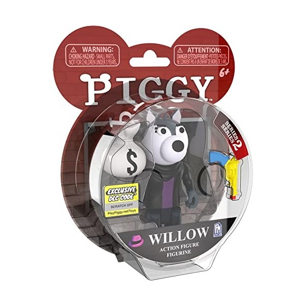 Piggy - Figurine Articulée 10 cm - Willow - Personnages de Jeux Vidéos - Dès 6 ans - Lansay