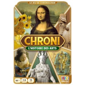 Blackrock Games CHRONI Nelle Version - LHISTOIRE des Arts - on The GO Editions - Jeu de société - Jeu sur lHistoire des Art