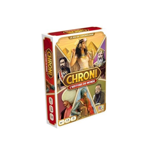 CHRONI - Histoire du Monde - Nelle édition - on The GO Edition - Jeu de société - Jeu Histoire - 1 à 6 Joueurs.