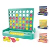 Pup Go Jeu Puissance 4 Geant Rose, inclure 6 Jetons de Rechange - Jeux de Voyage, Jeu de Société de Strategie pour Enfant 3 4