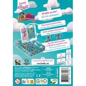 Bankiiiz Editions Gamme Logic : Candies Jeu de société - Jeu de société Enfant - Mode Solo