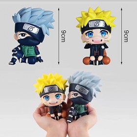 IFHDO Naruto Figure 2Pièces Jouets Anime Action Figurine Modèle de Figurine Anime Figure Modèle Table Bureau Décoration Anniv