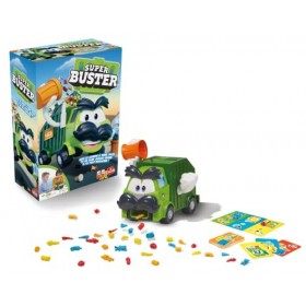 Goliath - Super Buster - Jeu de Société Pour Enfants - Aide Le Camion à Déchets à Trier - Jeu dAdresse - A Jouer en Famille 