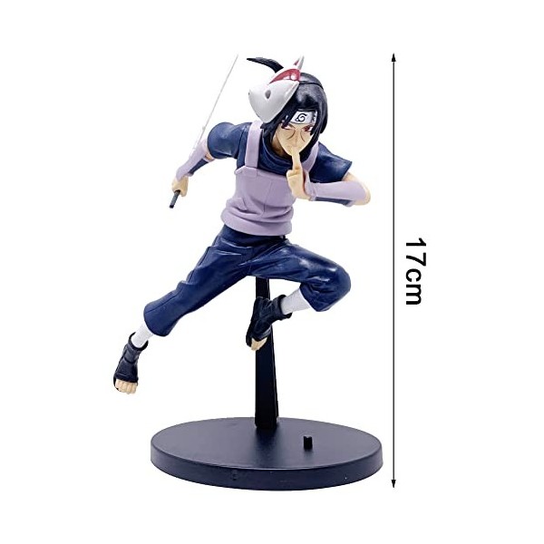 Naruto Figurine, 17cm Uchiha Figure Naruto Anime daction Figurines Modèle de Personnage de Jouets Table Figurine Décoration 