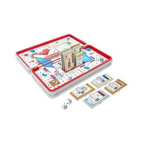 Hasbro Gaming Road Trip Series Monopoly Game Portable Board Game to Take on The Go for Kids Aged 8+