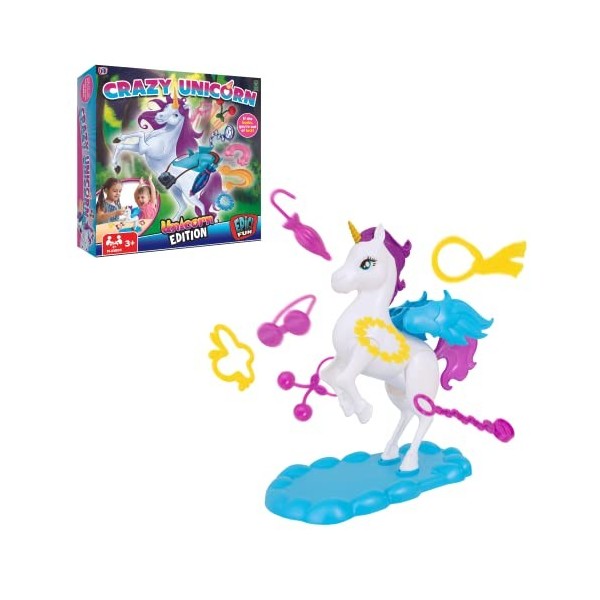 Wowow Toys & Games Bucking Unicorn Jeu de société Amusant pour Toute la Famille Parfait pour Les fêtes danniversaire, Les fê