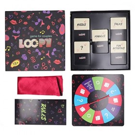 Alomejor Jeu de Société de Cartes, Jeu de Société de Créativité de Stratégie Familiale Interactive avec Plateau Tournant pour