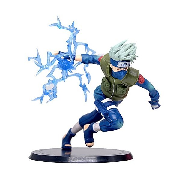 IFHDO Kakashi Action Figure,Lot de 1 Figurines Naruto en PVC, Modèle Personnages Poupée Dessin Animé, Naruto Statue Anime Col