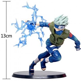 IFHDO Kakashi Action Figure,Lot de 1 Figurines Naruto en PVC, Modèle Personnages Poupée Dessin Animé, Naruto Statue Anime Col