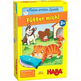 HABA 305473 - Mes Premiers Jeux - Nourrit mich! Jeu de Classement à Partir de 2 Ans pour 1 à 5 Joueurs avec 5 Figurines en Bo