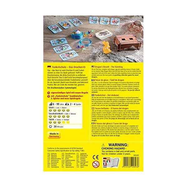 HABA 305297 – trésor – Lœuf de Dragon – Jeu à Collectionner à partir de 6 Ans – Nouvelle Variante de Jeu combinable avec Le 