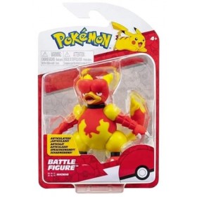 Pokemon Figurine Jouet 8 cm Magmar Figure de Combat Nouvo 2023 - sous Licence Officielle Jouet