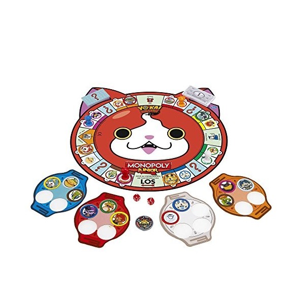 Hasbro Jeux b6494100 Yo-Kai Watch Monopoly Junior, Famille Jeu – Allemand