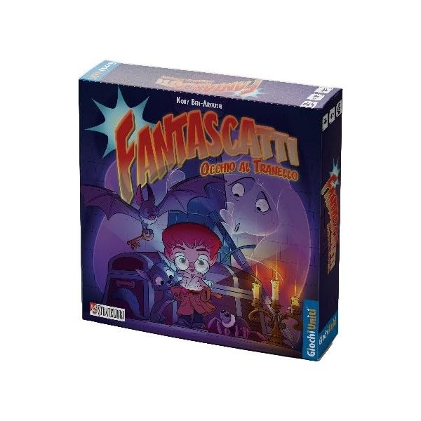 Giochi Uniti - Fantascatti - Œil al Tranello, Jeu Familial, 2-6 Joueurs, 7+ Ans, édition Italienne, GU685