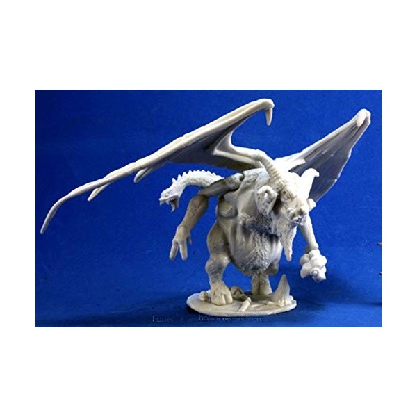 Pechetruite 1 x Orcus Demon Lord of The Undead - Reaper Bones Figurine pour Jeux de Roles Plateau - 77316