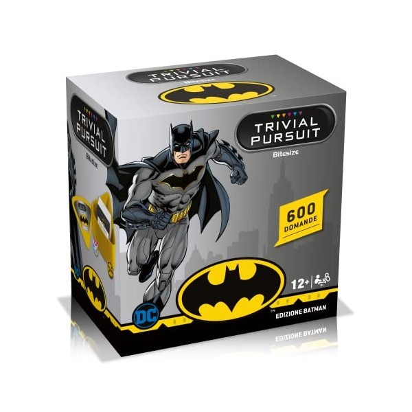 Winning Moves - Batman, Trivial Pursuit bitesize Édition Italienne - Jeu de Questions Amusantes pour Tous Les Fans de Noël - 