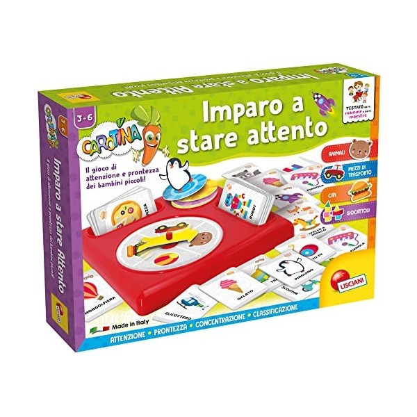 Liscianigiochi- Carotina Japprends à Faire Attention, 95124, Non Applicable