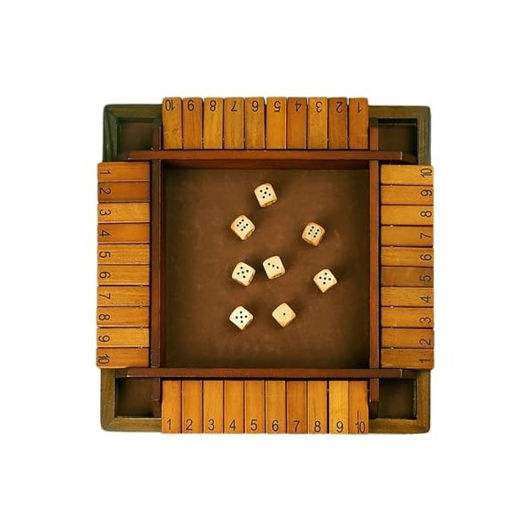 Tedious Fermez Le Jeu de la boîte - Jeux mathématiques en Bois,Jeux de Table pour Adultes, Famille, Salle de Classe, Maison, 