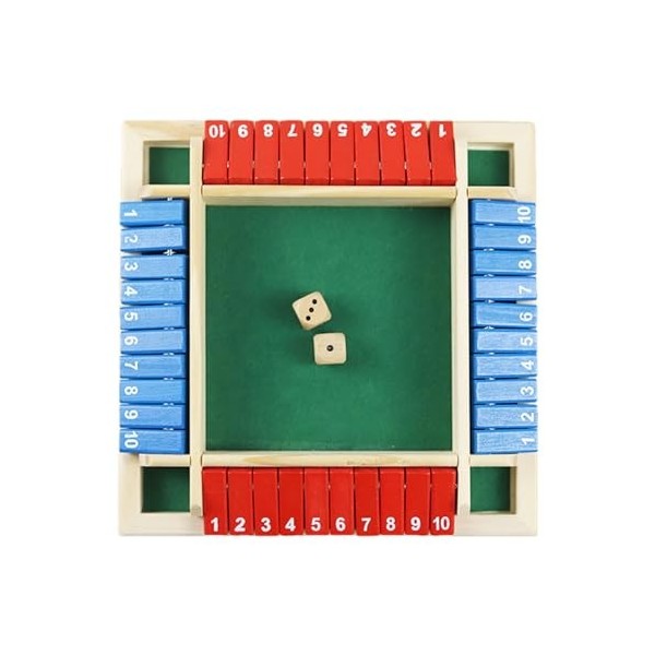 Fermez le jeu de la boîte - Jeux mathématiques en bois - Jeux de table pour adultes, famille, salle de classe, maison, fête o