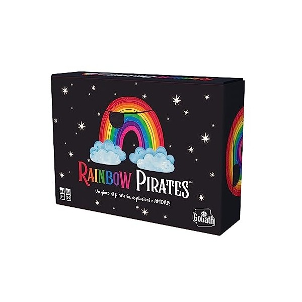 Rainbow Pirates - Jeu De Cartes - A partir De 7 Ans - 2 à 5 Joueurs - Version Italienne