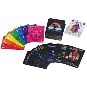 Rainbow Pirates - Jeu De Cartes - A partir De 7 Ans - 2 à 5 Joueurs - Version Italienne