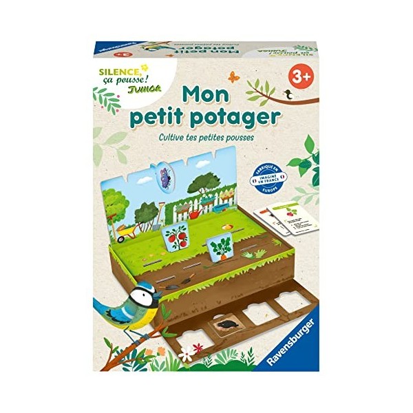 Ravensburger - Mon Petit Potager - Silence ça pousse Junior - Jeu Educatif - Jeu de questions et dassociation dimages - De 