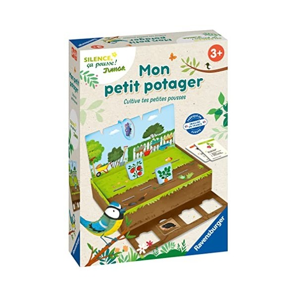 Ravensburger - Mon Petit Potager - Silence ça pousse Junior - Jeu Educatif - Jeu de questions et dassociation dimages - De 