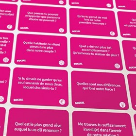 SOCIAL Couple - Jeu de Couple pour Faire Vibrer Son Amour - Idée Cadeau Couple Original - Idée Cadeau Femme ou Idée Cadeau Ho