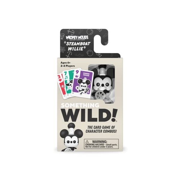 Something Wild! Steamboat Willie - Includes Collectable Mini Pop! Ideal for Children Ages 6 and Up - Fun for The Whole Family